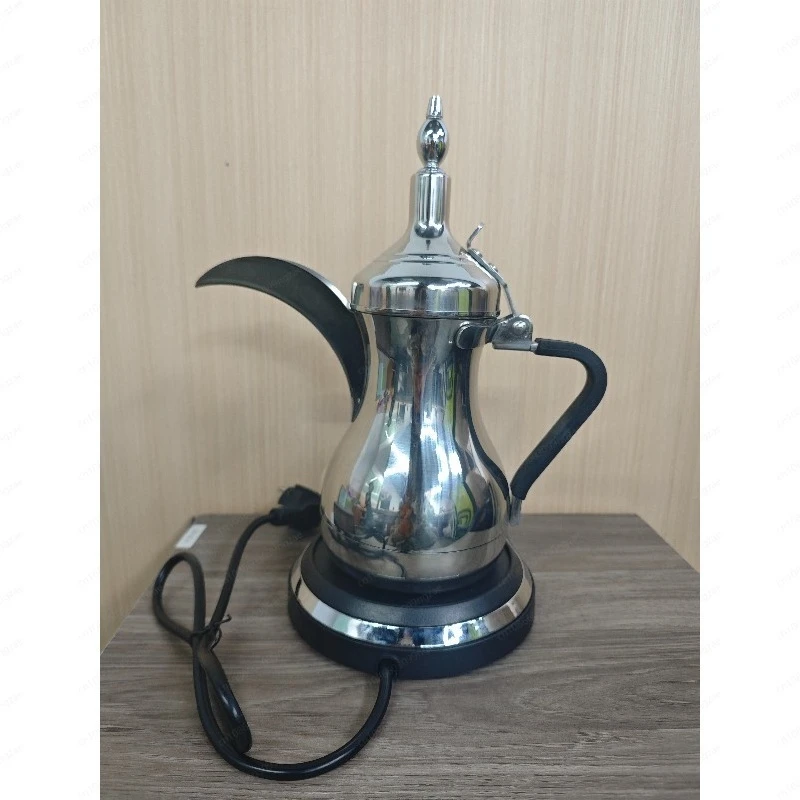 Traditional Middle Eastern Arabic Coffee Pot 600ml for Home & Cafe Turkish Cezve Stovetop Espresso Maker