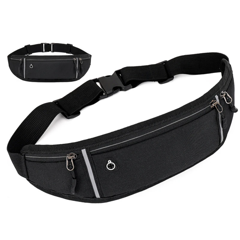 Running Waist Bag Sports Belt Pouch Mobile Phone Case Men Women Hidden Pouch Gym SportsBags Running Belt Waist Pack Professional