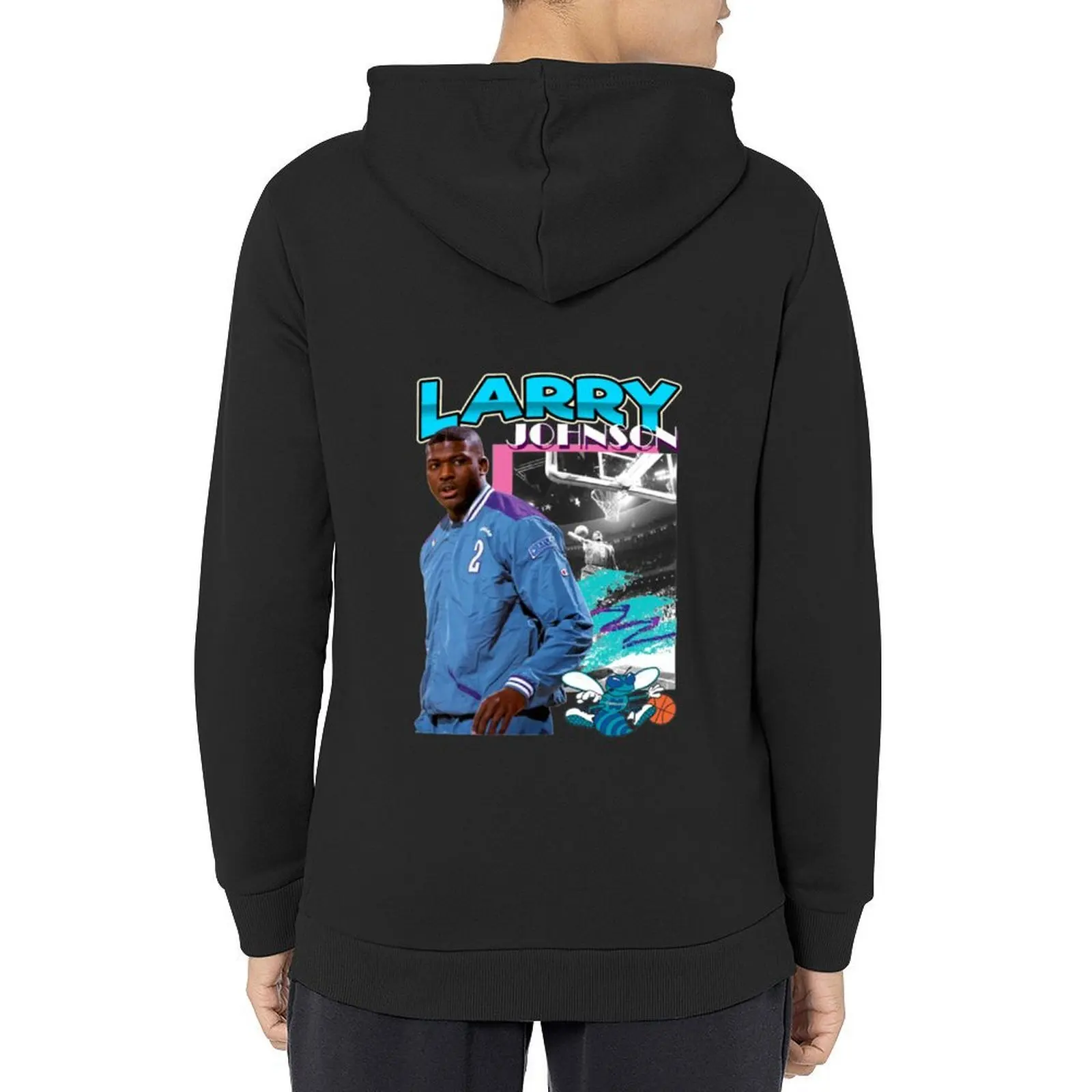 

Larry Johnson Hoodie autumn graphic t shirts men korean clothes fashion men hoodie