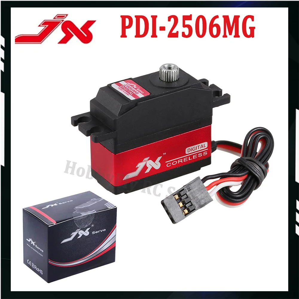 JX Servo PDI-2506MG 6.6KG Metal Gear Digital Coreless Servo For RC Car RC 450 500 Helicopter Fixed-wing Airplane