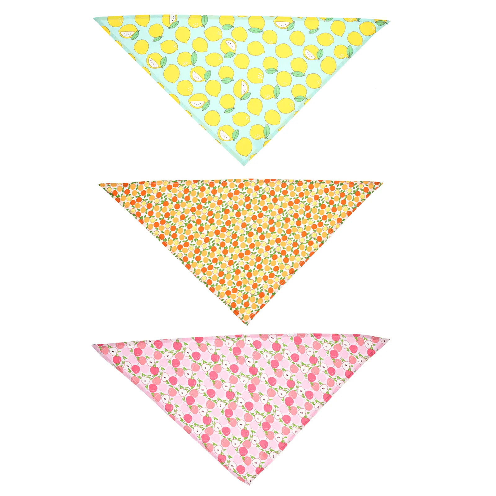 

3 Pcs Dog Accessory Collar for Puppy Pet Triangle Towel Decorative Bandana Summer