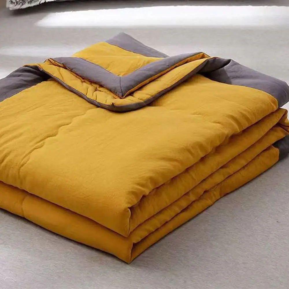 New Double Sided Cooling Blanket Cold Effect Breathable Conditioning Quilt Spring Summer Solid Color Cooler Quilt