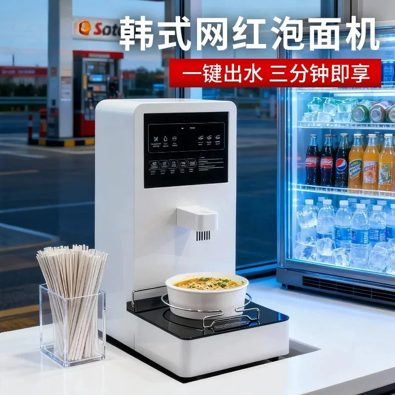 One-touch instant noodle dispensing in just three minutes to enjoy a home instant noodle machine for barbecue shops