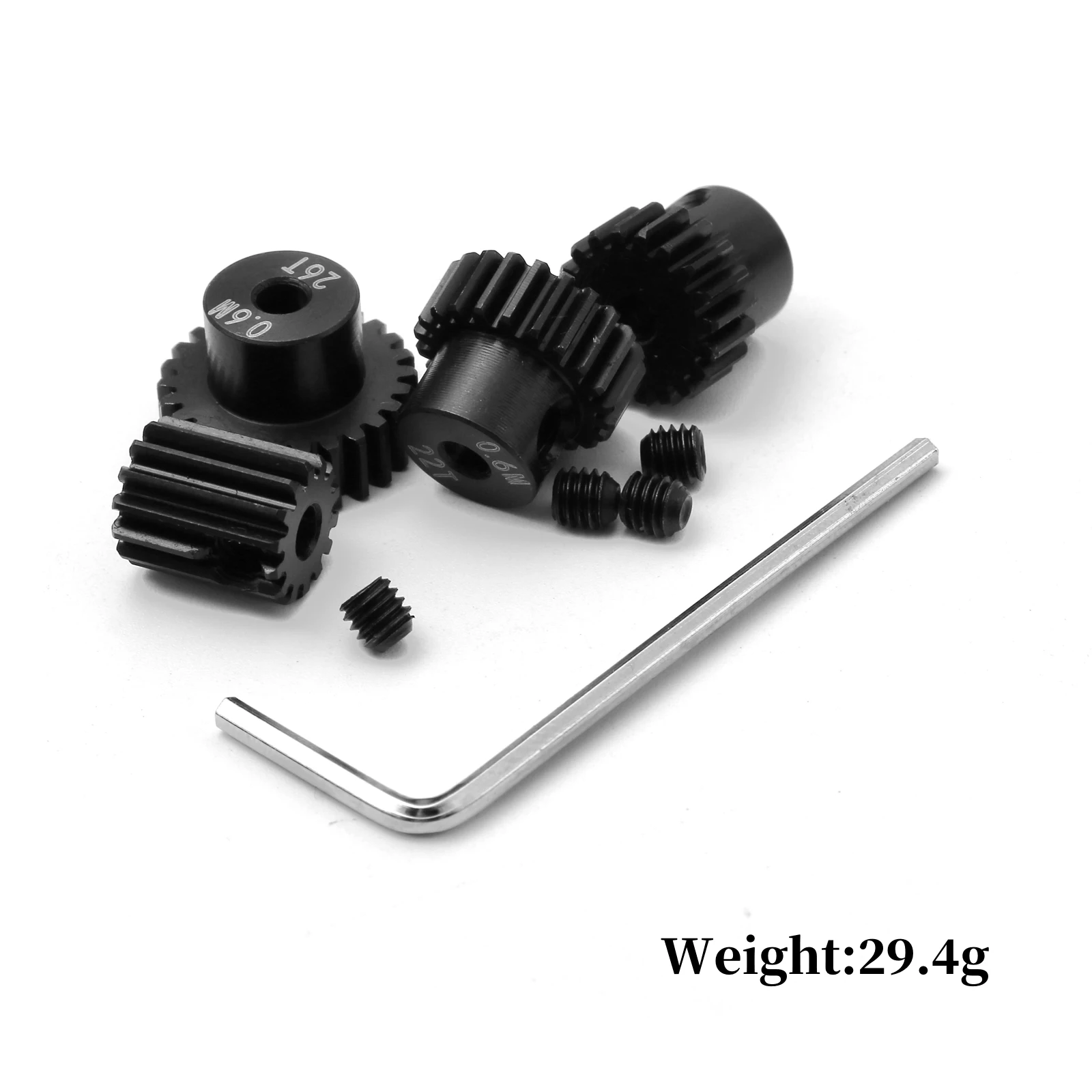 MJX Steel Motor Gear 3.175mm Bore Fit 14201 14303 16208 16210 MN82 82S 4WD RC Car High Impact Resistance For Heavy Load Upgrade