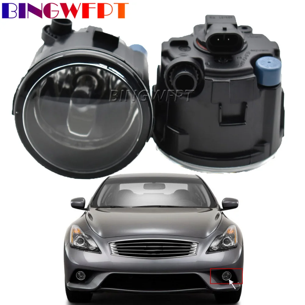 BINGWFPT 2PCS / LOT Led Halogen Fog Lights 12V Fog Head Lamp Car-Styling For Infiniti G25 G37 2010 2011 2012 2013 Q60 2014 2015 