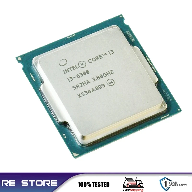 Intel Core i3 6300 3.8GHz Dual-Core CPU Processor SR2HA LGA 1151