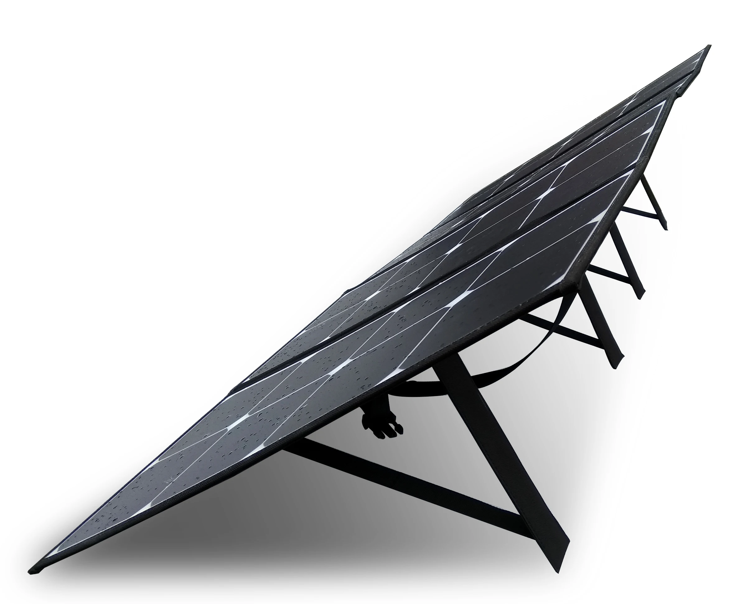 Sunpower and folding 32cells 24v 110w portable solar panels to Europe