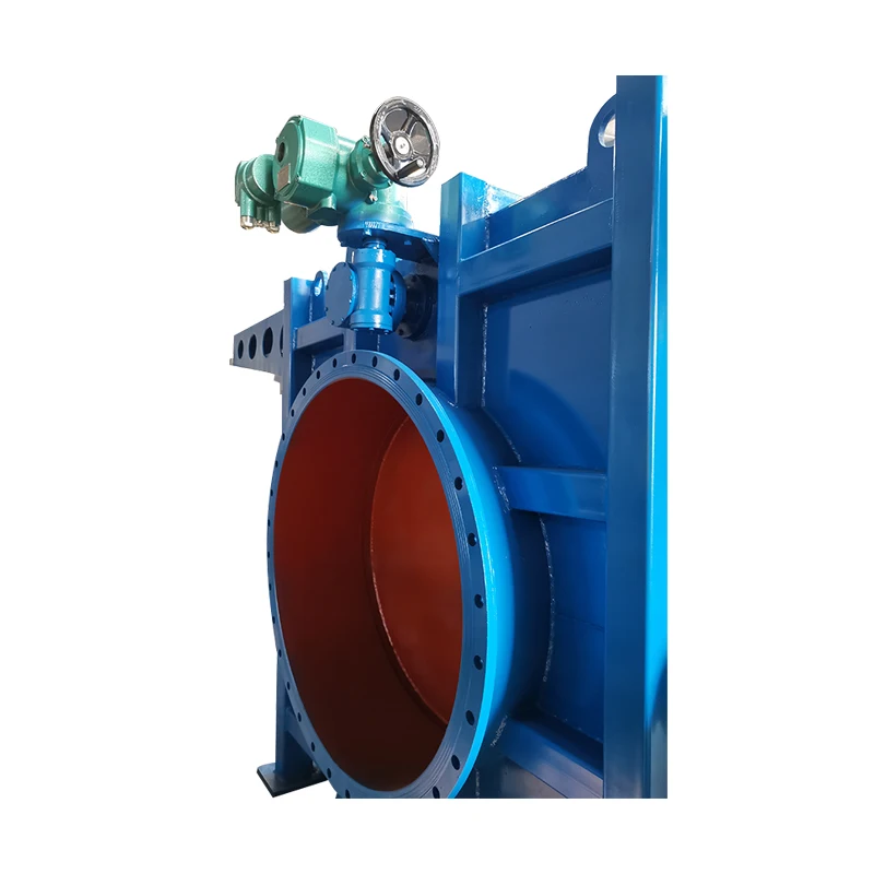 

High Quality F943x Electric Motorized Fan-Shape Blind Plate Valve Manual Power for Gas Media