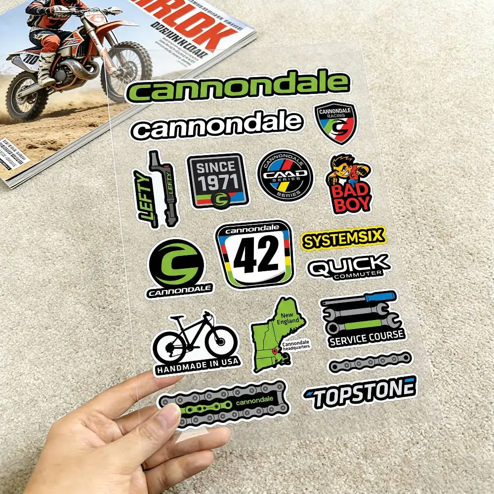 

Светоотражающие наклейки для мотоциклов Cannondale, предупреждающие о безопасности в темноте, для шлемов скутеров.