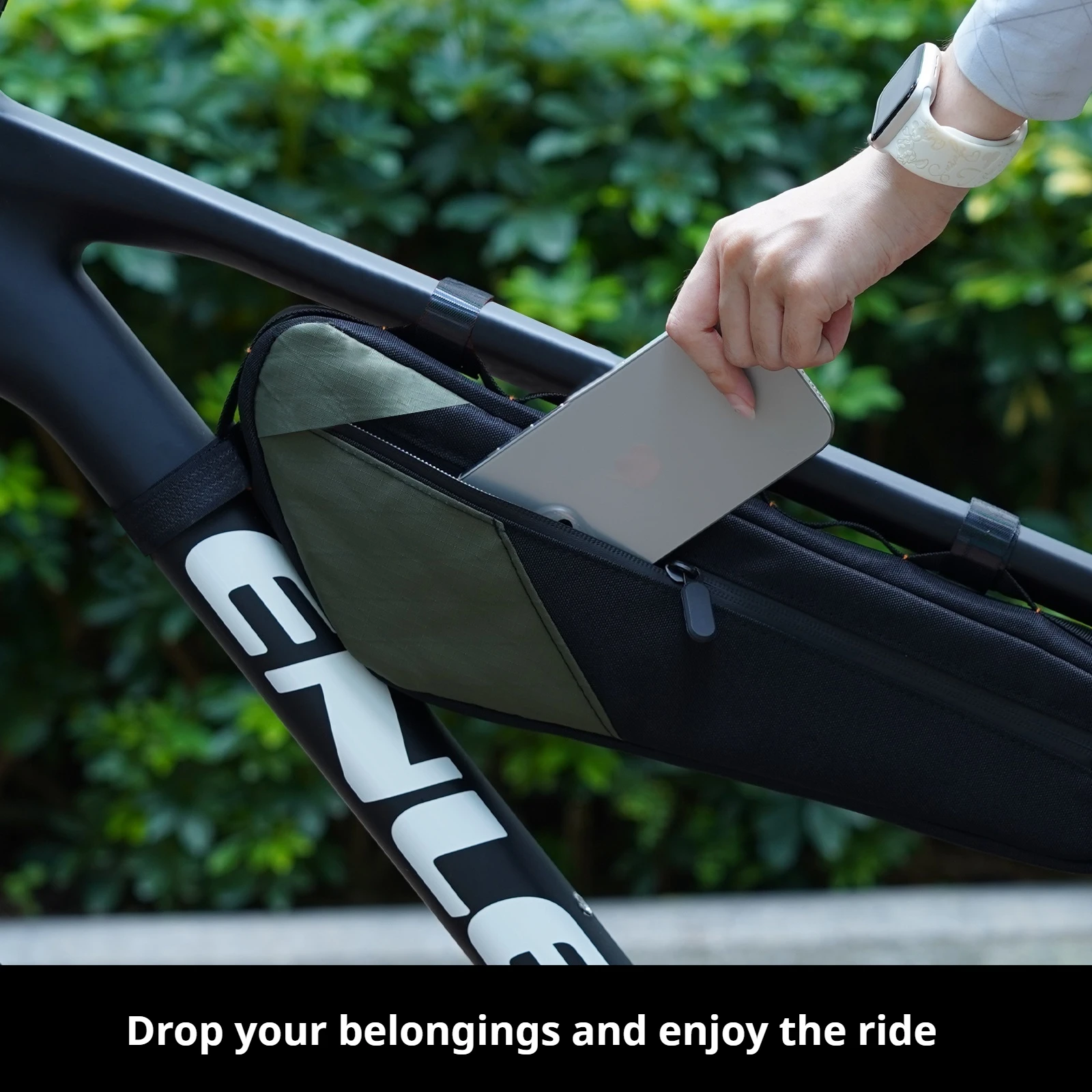 ENLEE Bicycle Saddle Bag Waterproof Storage Black For MTB Road Mountain Bike Seat Tail Rear Tool Pouch Bag Cycling Accessories