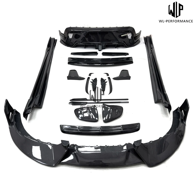 WLP High Quality Carbon Fiber Body Kit Complete Durable Suitable For Porsche Taycan M Model