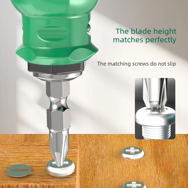 S2 Material Dual Head Screwdriver 6 38MM Small Screwdriver Two Way Screwdriver Bit