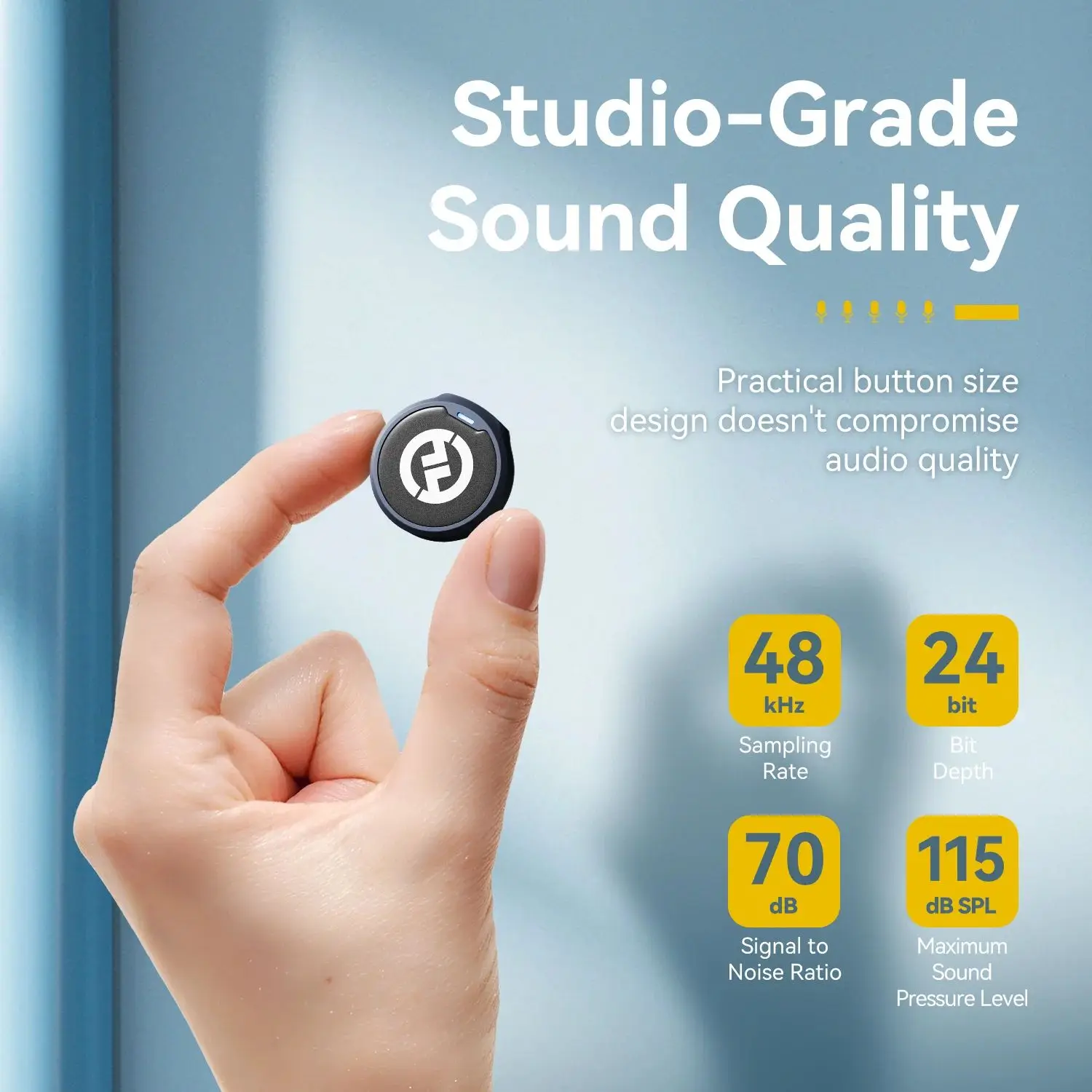 Micrófono Lavalier Inalámbrico Hollyland Lark M2 para iPhone Ca