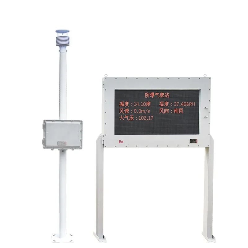 Meteorological Monitor Small Explosion-proof Meteorological Station in Chemical Plant Ultrasonic Meteorological Monitor