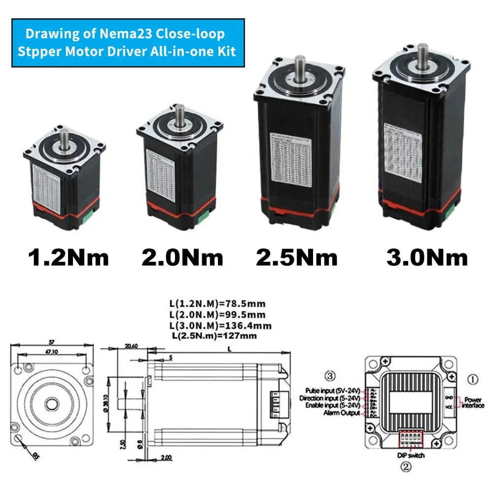 360 Degree Indexing Plate High Precision Electric Rotary Table Ratio 180/288:1 Nema 23 Step Motor Drive Kit Replacement DD Motor