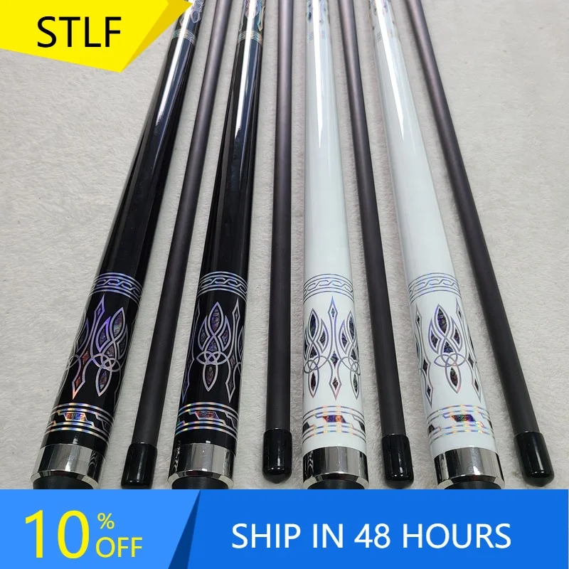 

STLFJassinry High Quality Pool Billiard Cues Decal Designs Full Carbon Fiber 58 Inch+13mm Radial/uniloc Joint Billiard Cue Stick
