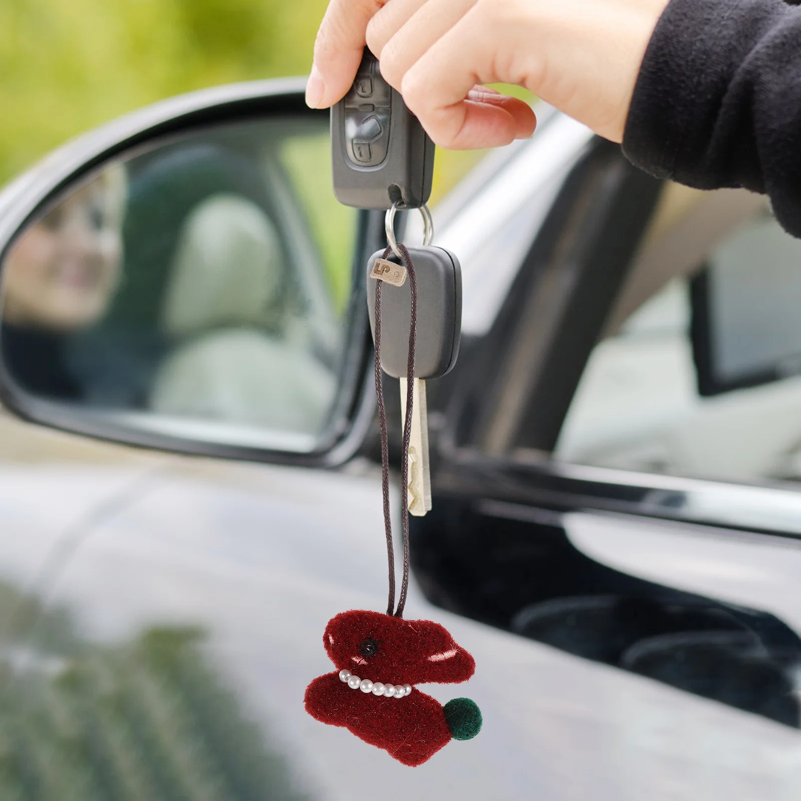 

Брелок с милым кроликом, подвеска в виде кролика для ключей от машины, очаровательные брелки, модная сумка, подвеска, многофункциональный держатель для ключей, домашний офис