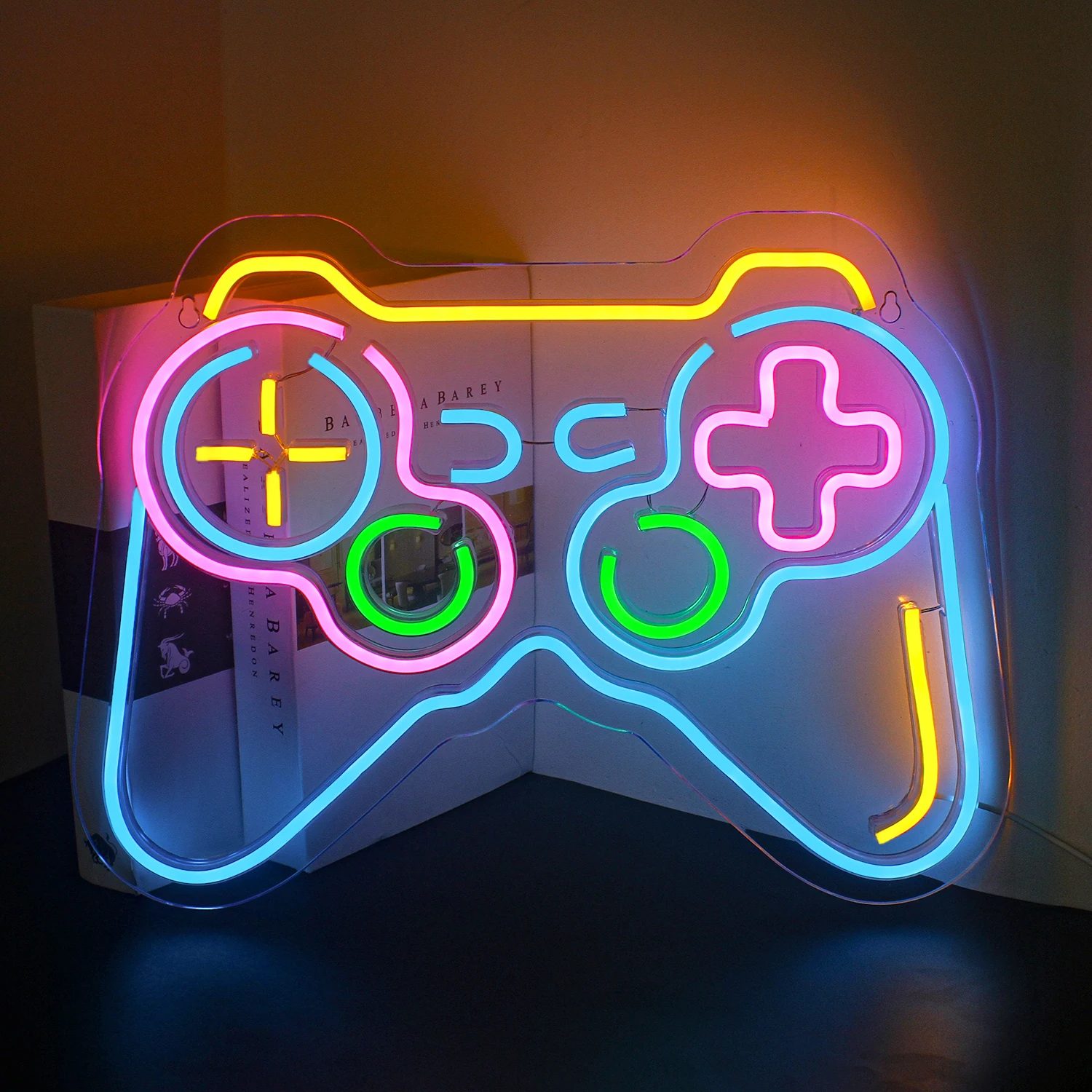 

Gamepad Neon Led Sign Wall Decor Lights Gamer Room Decoration USB Hanging Art Neon Wall Lamp Mix Color Game Handle Logo Gift