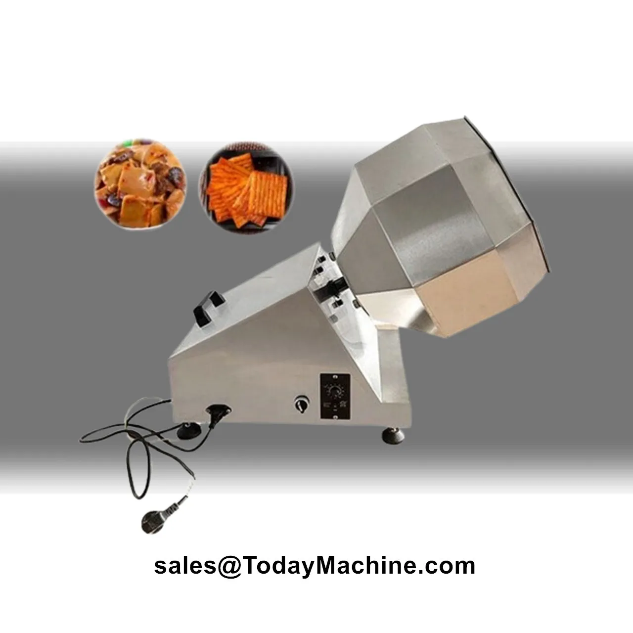 

Multi-function Popcorn Peanut Flavor Coating Beef Potato Chips Octagonal Mixer Machine