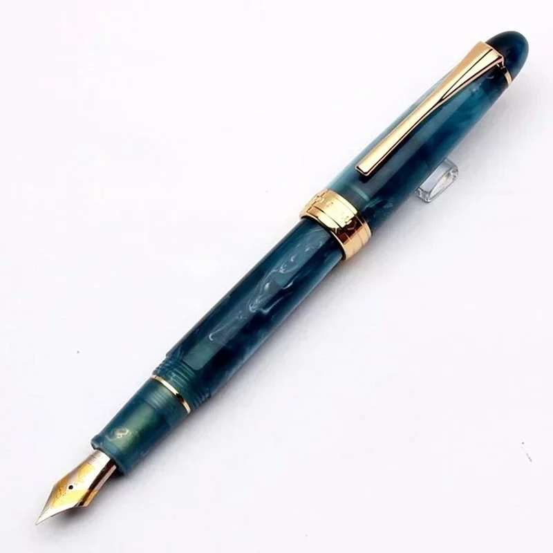 

Перьевая ручка Kaigelu 356 из смолы с золотым зажимом, перо EF/F/M, красивая 5-цветная ручка с чернилами для письма в подарок для офиса, бизнеса, дома