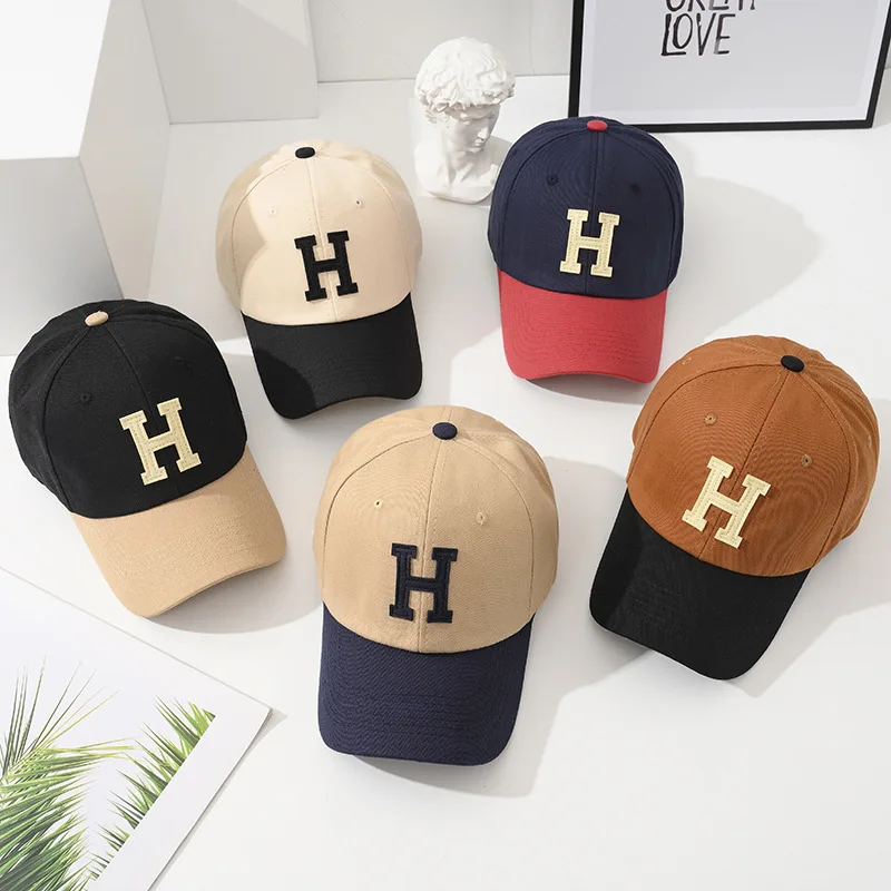 Fashion Letter H Embroidered Snapback Hats For Men Women Cotton Baseball Caps Outdoor Sport Sun Visor Casquette Dad Hat Gorros