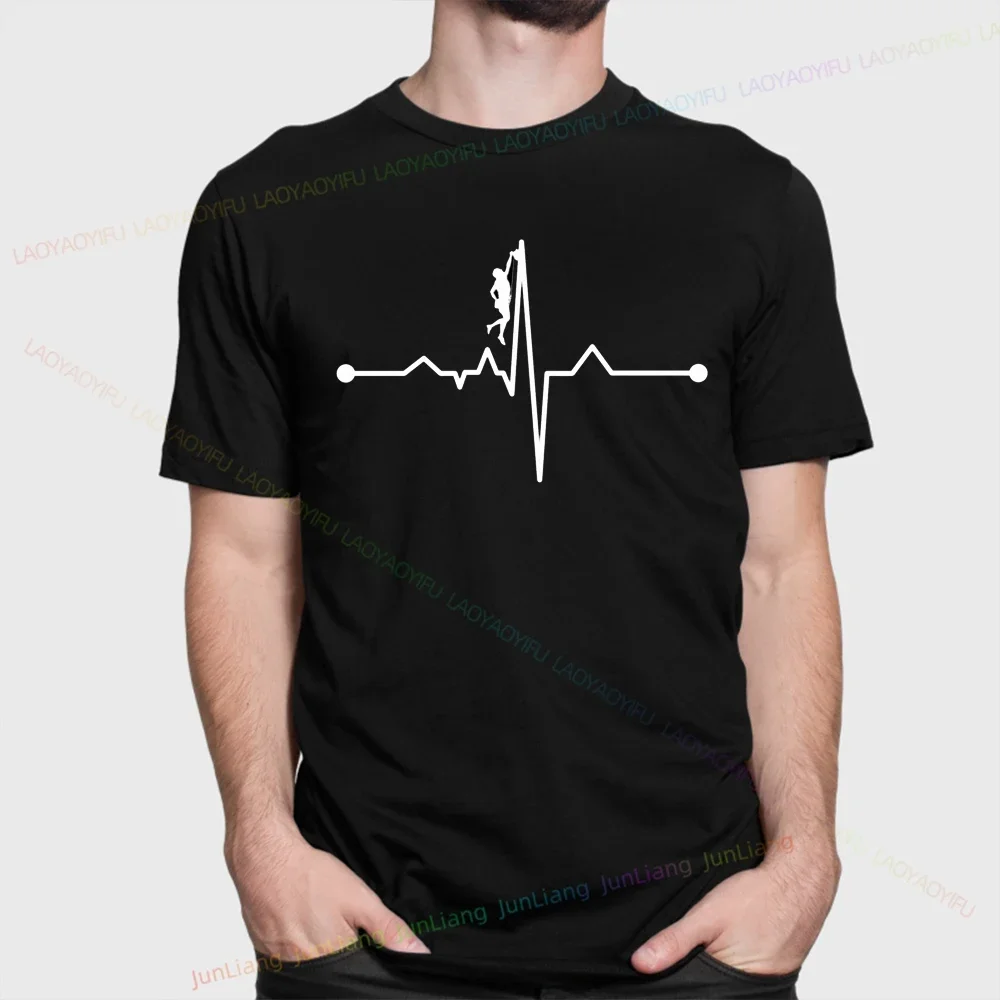 Outdoor Liefhebbers Korte Mouw Tee Klimmen Bergbeklimmen mannen T-shirt Grappige Geschenken Harajuku Katoenen Tops Streetwear Y2k Tees