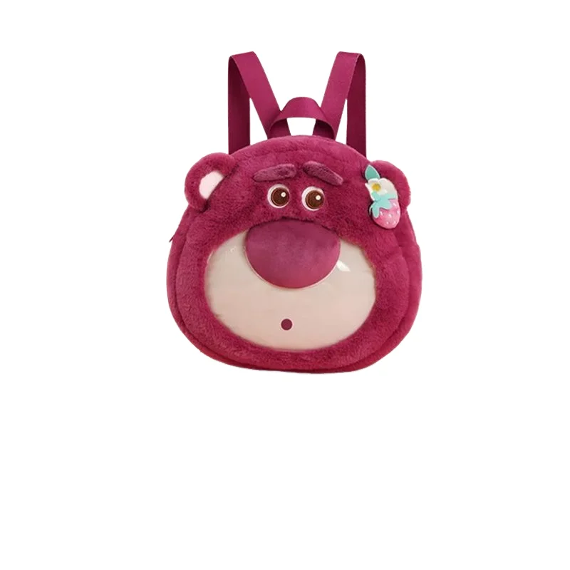Disney Lots O Huggin Bear Mädchen Polyester Plüsch Transparent Rucksack Schmerz Pack Große Kapazität Weihnachten Halloween Festival Geschenk