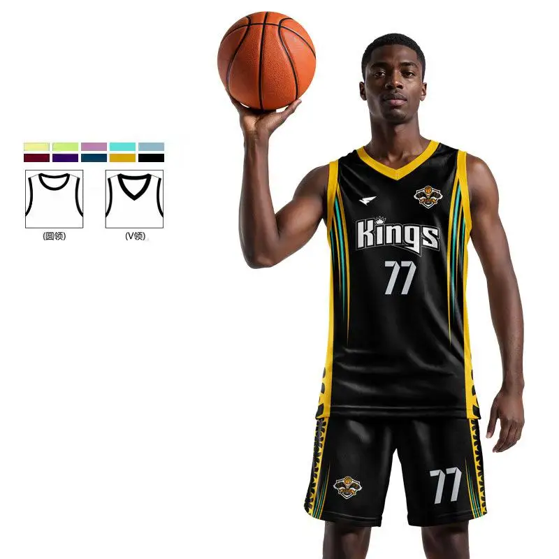 Men's Customized Jersey Student Competition Team Clothing Sportswear Breathable Basketball Suit