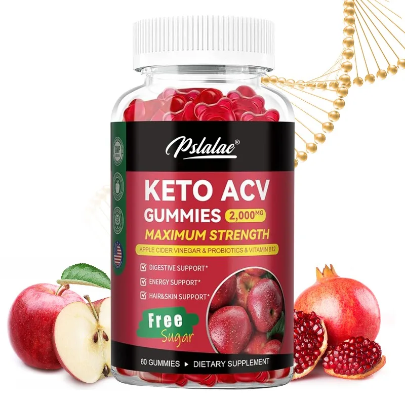 Keto ACV Gummies - Help Boost Metabolism, Cleansing - Detoxification, Suitable for Men and Women