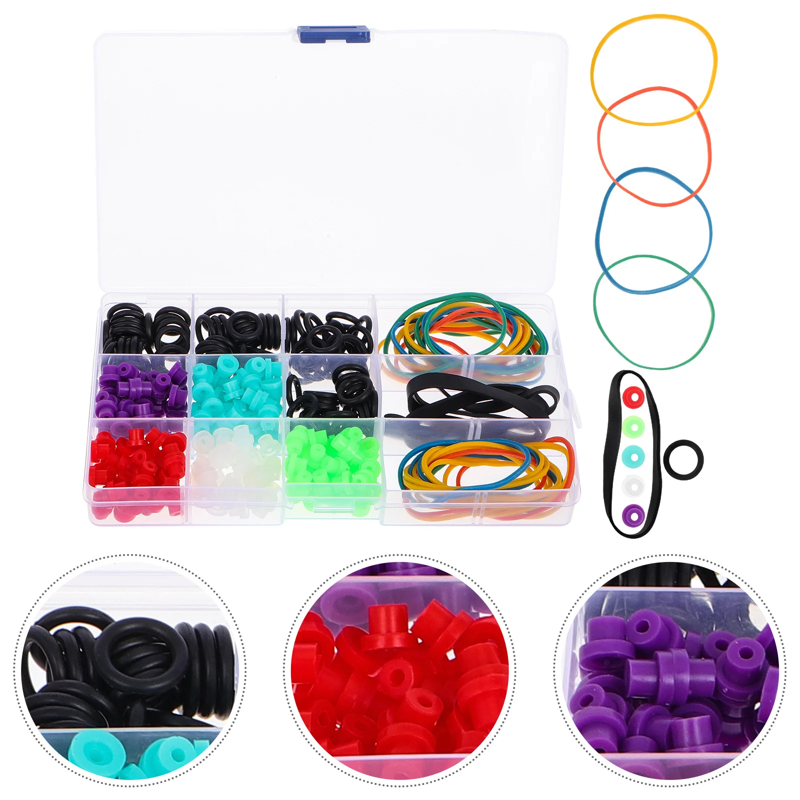 

Tattoo Rubber Bands Set Silicone Gaskets Needle Tips Tools For Tattoo Machine Maintenance Kit Accessories Equipment Seal