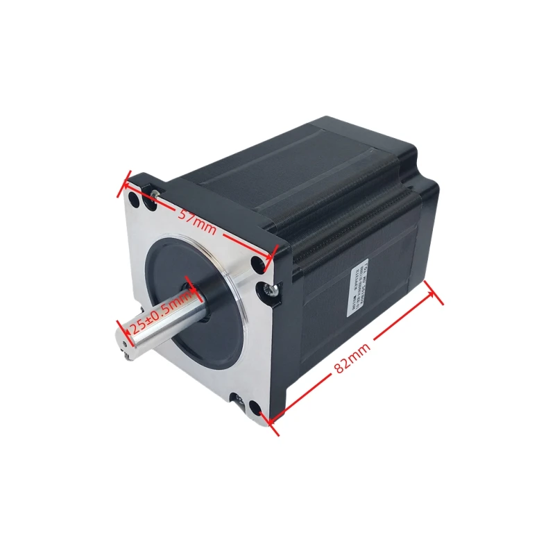 NEMA 23 Stepper motor 2.2N.m 57x82mm 4 wire 2 phase 3A Nema23 Motor 315Oz-in D=8mm or 6.35mm for CNC Engraver Router