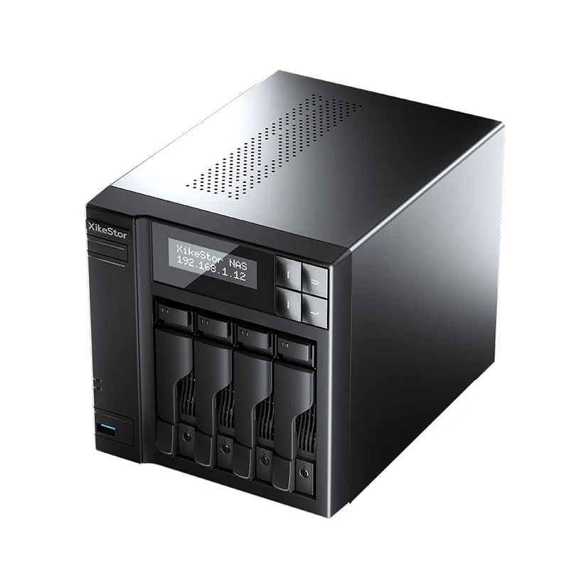 XikeStor 4+4 Bay NAS with DDR5 Memory Intel N100 Processor 8G/16G/32G RAM 128TB Massive Capacity Expansion Multiple RAID Server