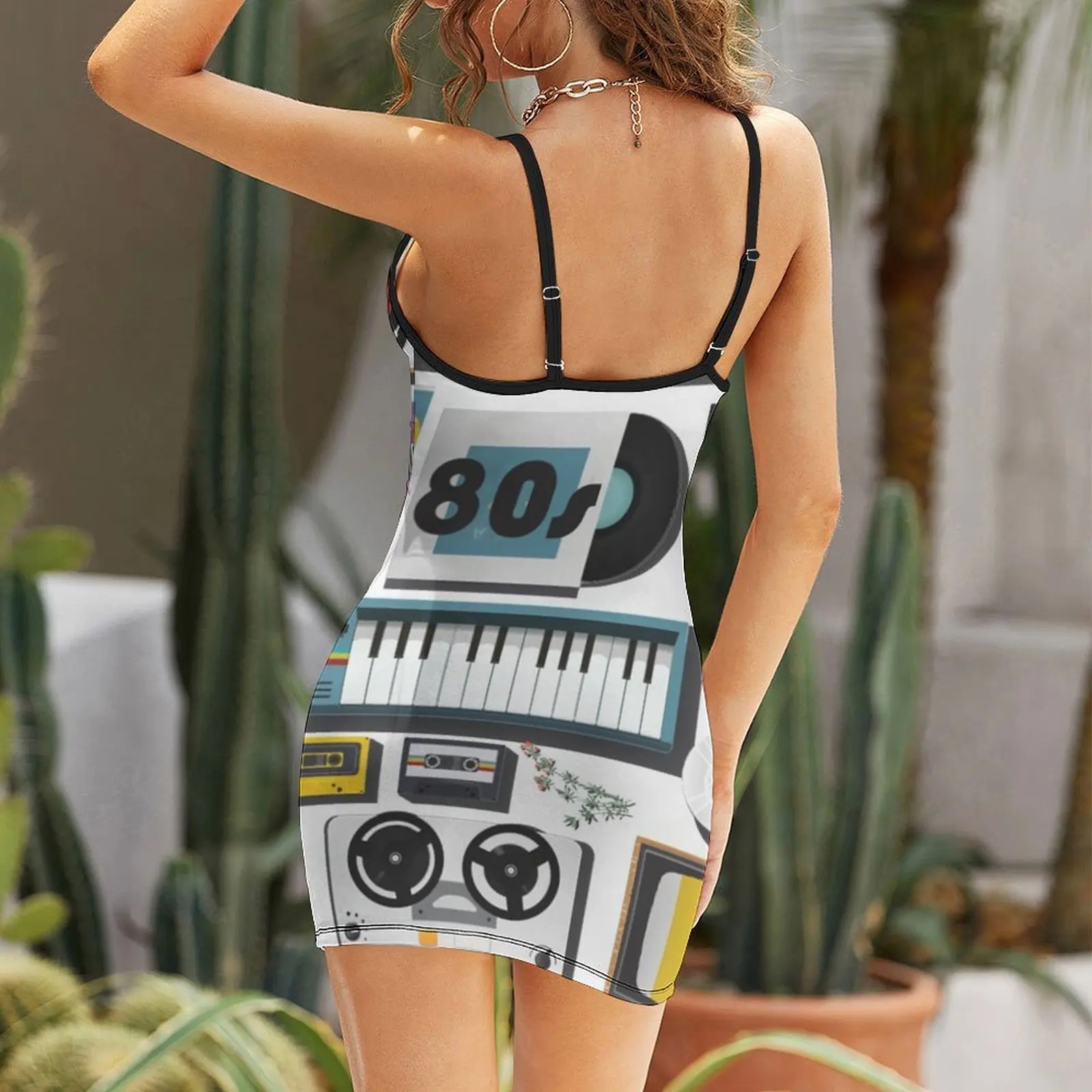 80s Sling Dress Woman dresses beach outfits for women evening dresses luxury 2025 Women dresses summer