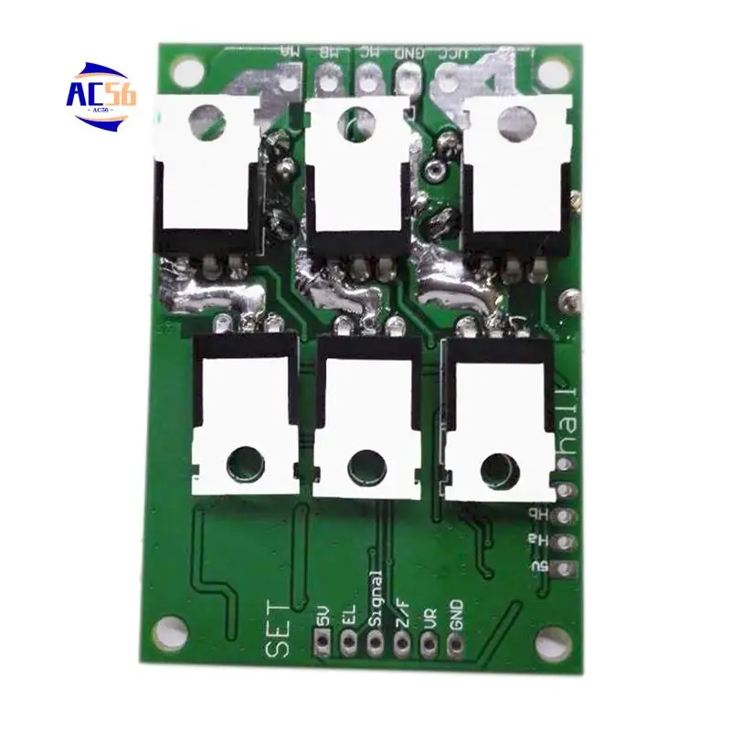 

AC56-700W BLDC Плата привода ШИМ DC Бесщеточный двигатель Датчик управления Холла Контроллер двигателя Автомобильная балансировка 36 В 48 В 60 В