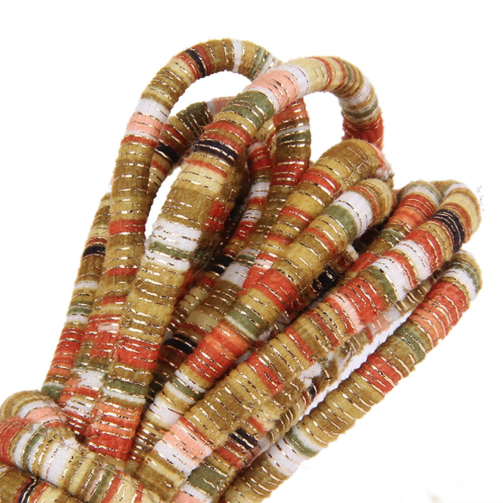 2 Meter 6mm Buntes Böhmisches Geflochtenes Stoffband DIY Halskette Armband Dekorative Accessoires Seil – Detail 3
