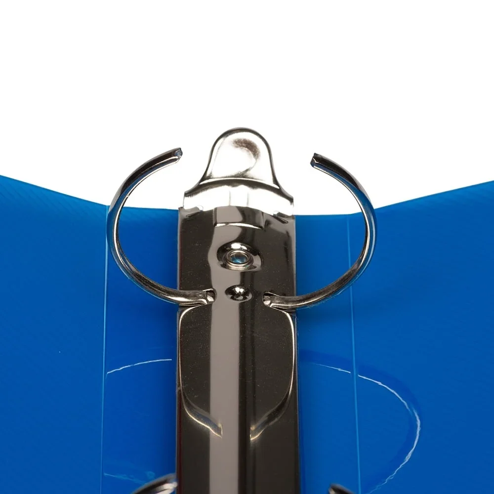 Plastic Binders with 3 Metal Rings Durable Organizer School Office Home 1 Pack Features Folder Pocket