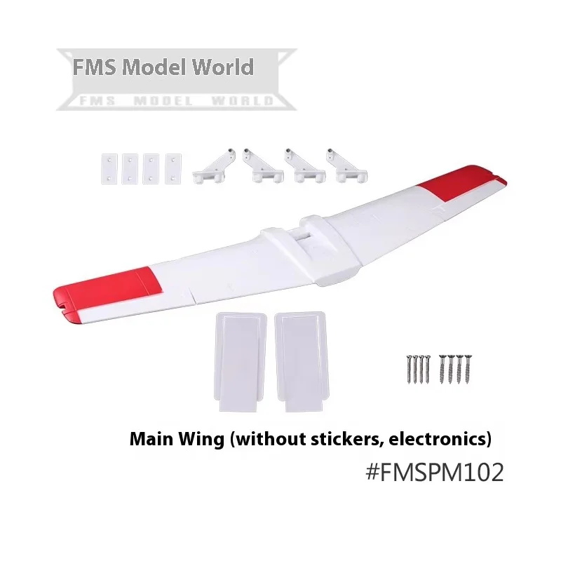 Fms 1400mm T-28d Red Fuselage Main Wing And Other Fixed Wing Model Aircraft Accessories