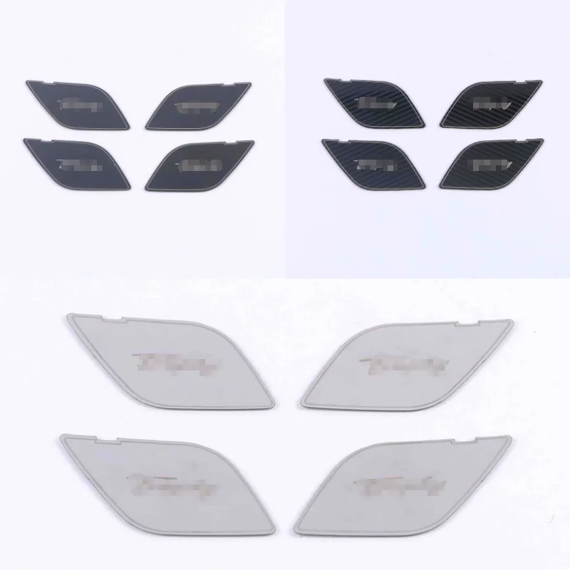 For MG ZS 2017 - 2021 2022  Accessories Inner Side Door Handle Pull Bowl Cover Trim Door Bowl Protector Anti-Scratch Panel