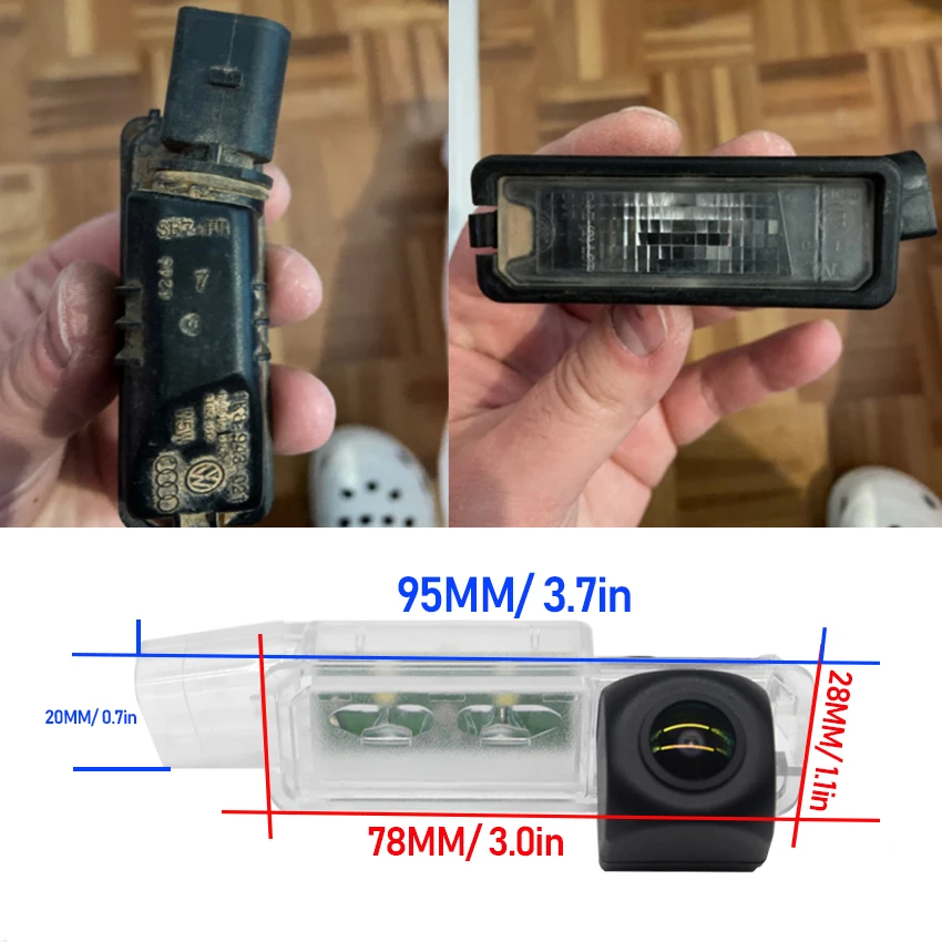 Car Starlight Night Vision Rear View Camera For Seat Leon MK3 Hatch Coupe 2012~2015 2016 2017 Car Backup License Plate Camera