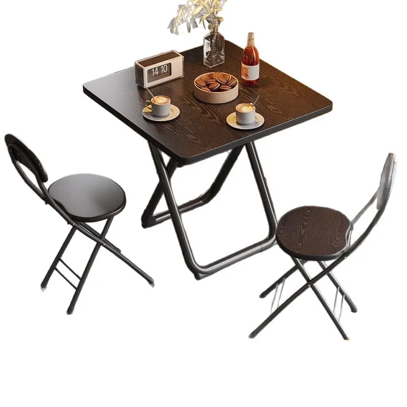 Small apartment, portable small round table, modern minimalism, stall dining table