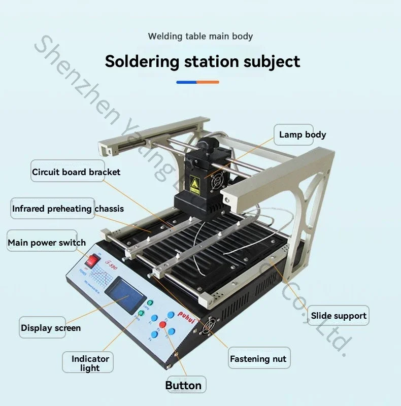 

T-890 Electric Infrared BGA Repair Station for Disassembly, Soldering, and Testing of Electronic Equipment Motherboards