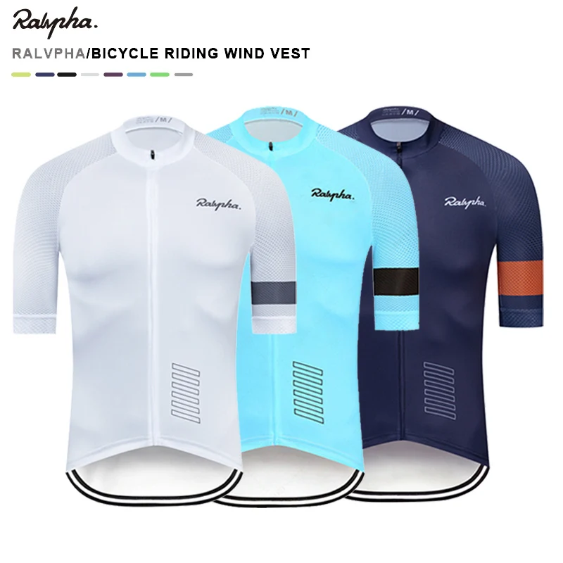 Ralvpha Cycling Jersey Sets 2024 Men's Cycling Clothing Summer MTB Bike Suit Bicycle Rapha Bike Clothes Ropa Ciclismo Hombre