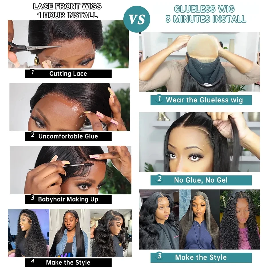 220% Density Short Bob Wig 16Inch 13x4 Water Deep Wave Lace Front Bob Wigs Human Hair 5x5 Lace Closure Curly Bob Wigs Human Hair