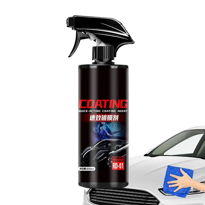 

Spray Coating Agent Car Crystal Coating Agent 500ml Car Coating For Cars Car Wax Spray Polish Scratch Revitalizing Plating