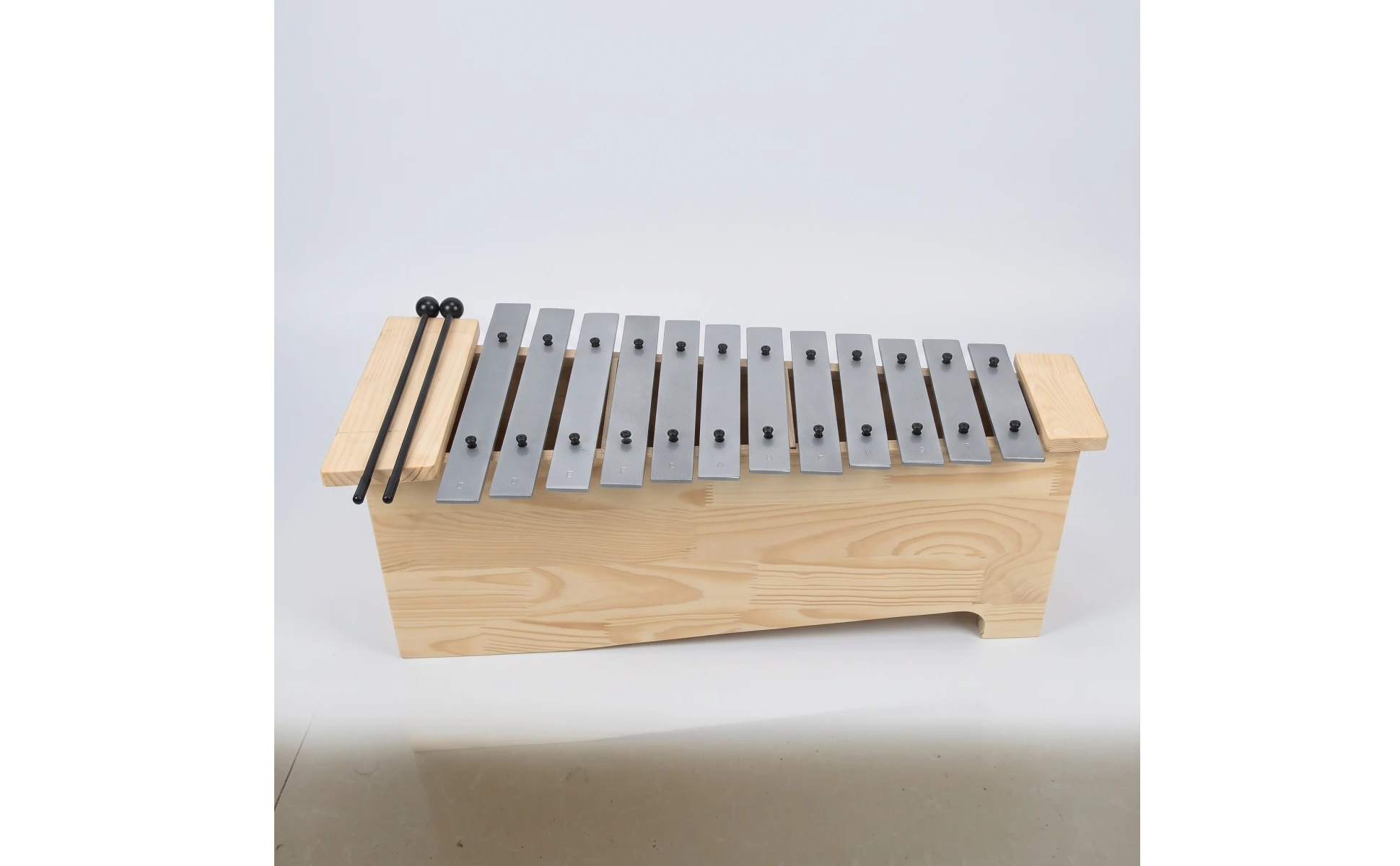 Metallophone Wooden Glockenspiel Xylophone Resonant Percussion Instrument with Mallets Precision-Tuned for Students, Classroom Metallophone Wooden Glockenspiel Xylophone Resonant Percussion Instrument with Mallets Precision-Tuned for Students, Classroom