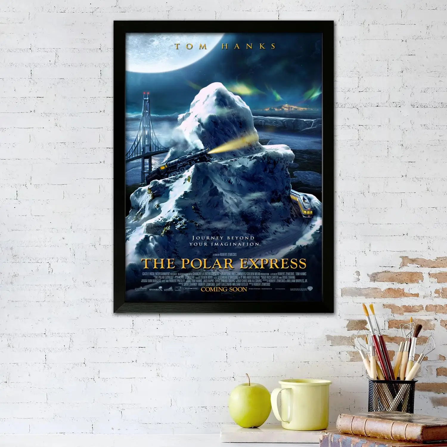 Polar Express Canvas Art Poster and Wall Art, Picture Print, Modern Family Bedroom Decor, Posters,Decorative painting