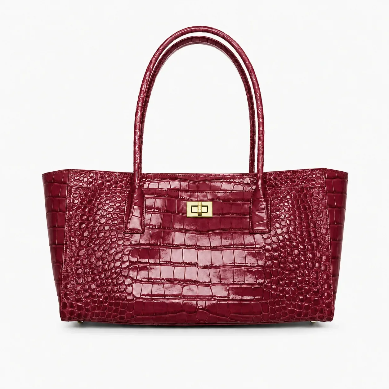 Vintage Alligator-Handtasche mit großem Fassungsvermögen, Designer-Damenhandtaschen, luxuriöse PU-Leder-Damenhandtasche, hochwertige Pendler-Taschen 2026 – Detail 7