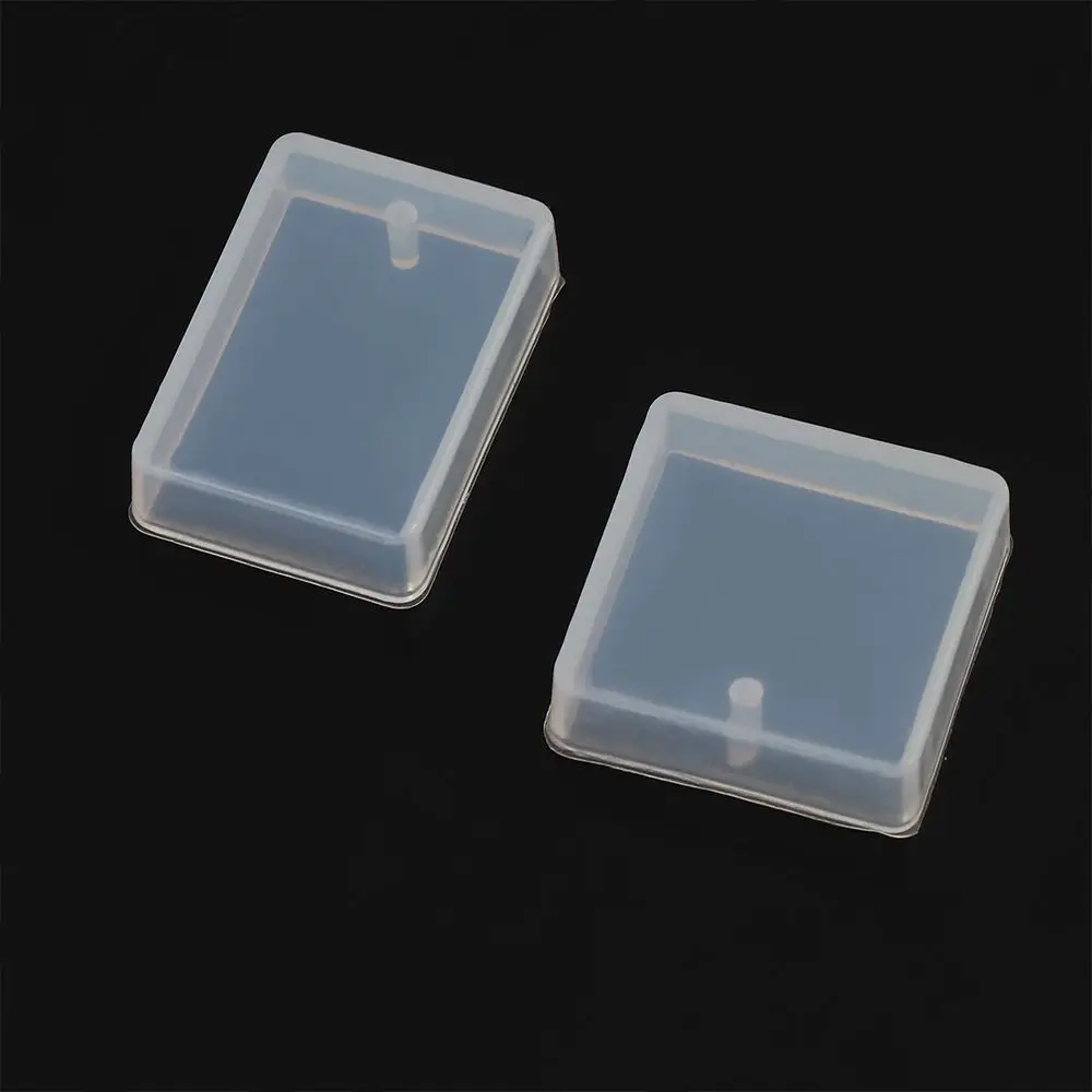 Pendant Shaped Rectangle Glue Decorative Handmade Silicone Epoxy 5pieces/set Mould Jewelry Making Mold Tool