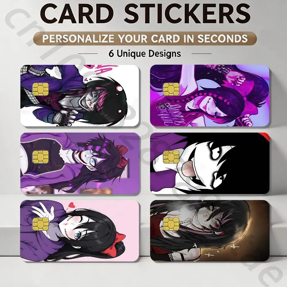 Creepypasta Killer Nina Credit Debit Bank Film Skin Sticker Front Cover