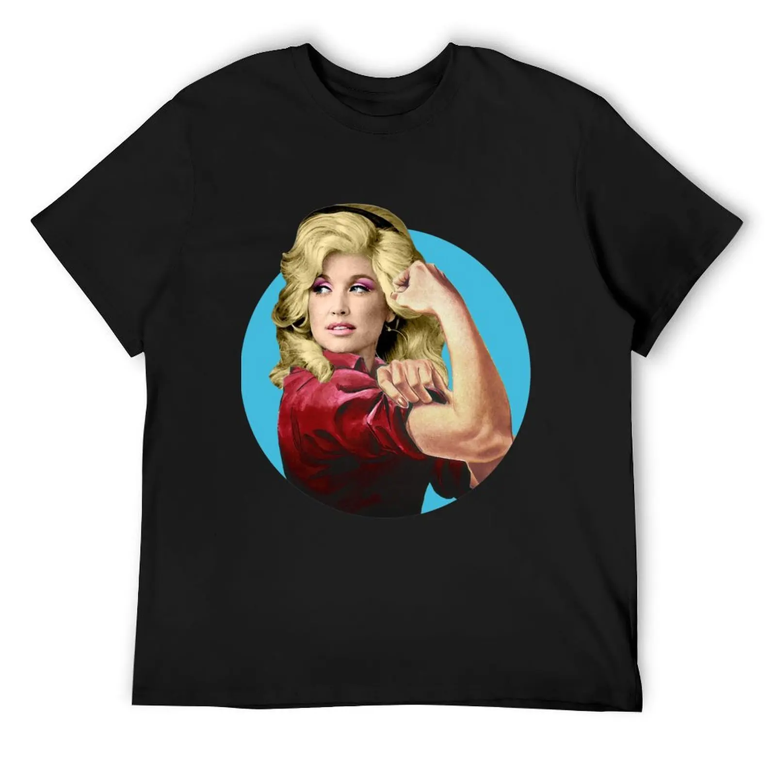 

Dolly the Riveter 2 T-Shirt Clothing Man t-shirt custom t shirt luxury designer Men's cotton t-shirt